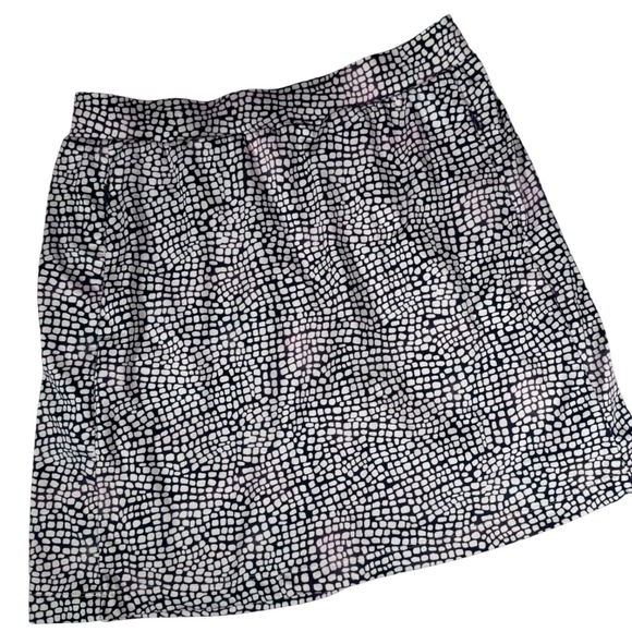 Tail Pants - Tail Womens Active Skort Navy‎ Blue White Pebble Print Tennis Golf Skirt Size M
